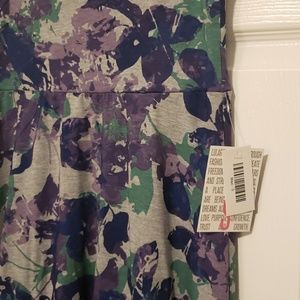 LulaRoe Maxi Skirt S Camo Purple/Blue/Green/Grey